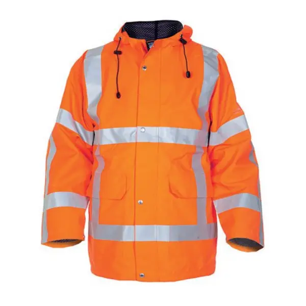 Image of Uithoorn Hydrowear Uithoorn SNS High Visibility Waterproof Parka Orange 4XL HYD072360OR4XL