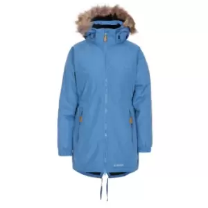 Image of Trespass Womens/Ladies Celebrity Insulated Longer Length Parka Jacket (XXS) (Denim Blue)