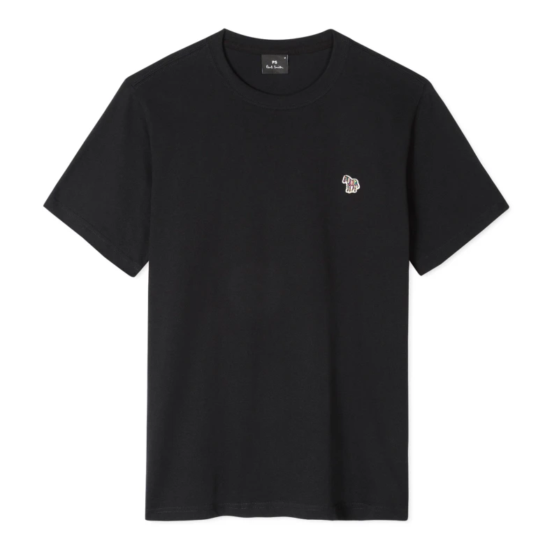 Image of Paul Smith Zebra Crew Neck T-Shirt - Black M
