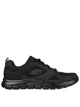 Image of Skechers Track Syntac Trainer, Black, Size 11, Men