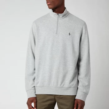 Image of Polo Ralph Lauren Mens Quarter Zip Jumper - Andover Heather - S