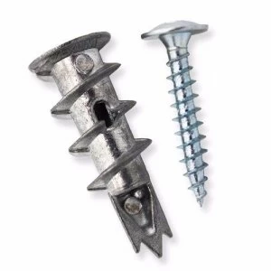 Image of Zexum Zinc Coated Drywall / Plasterboard Driva Screws 10pk - 32mm Blue