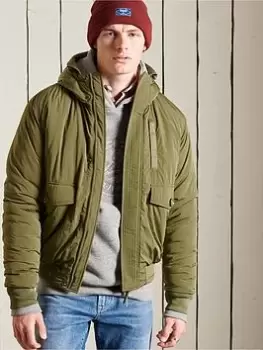 Image of Superdry New Military Everest Bomber, Olive, Size S, Men