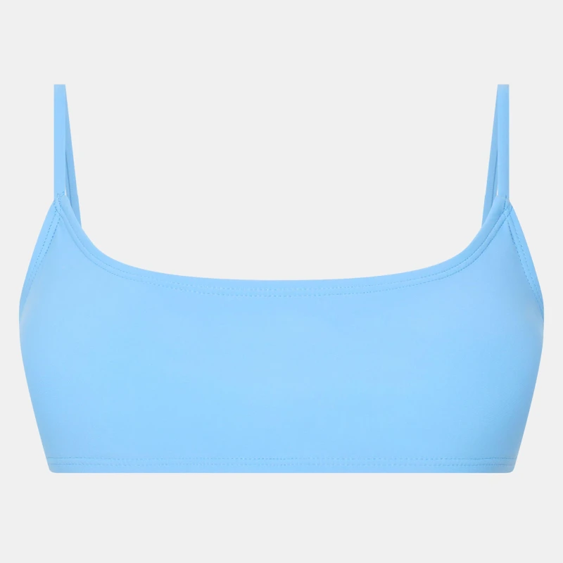 Image of Jack Wills Scoop Bikini Top - Blue Blue 8