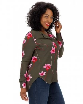 Image of Junarose Floral Printed Blouse