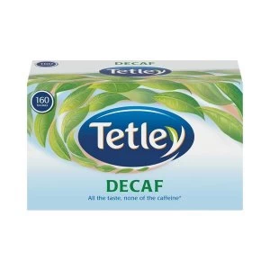 Image of Tetley Decaffeinated High Quality Tea Bags Pack of 160