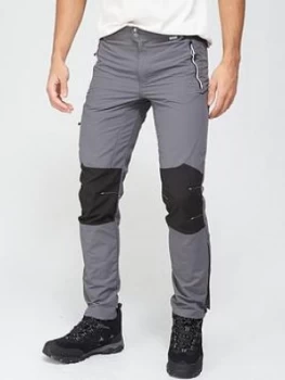 Image of Regatta Sungari Trousers - Grey, Size 30, Men