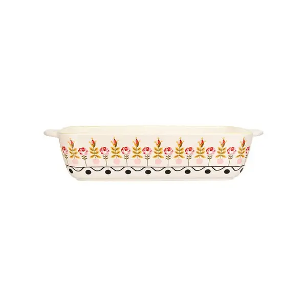 Image of Cath Kidston Painted Table Ceramic Roasting Dish 33cm - Cath Kidston CKPTRECTROAST
