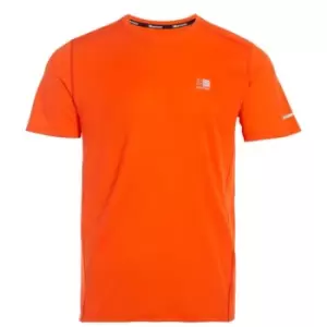 Image of Karrimor Run Short Sleeve T Shirt Mens - Orange