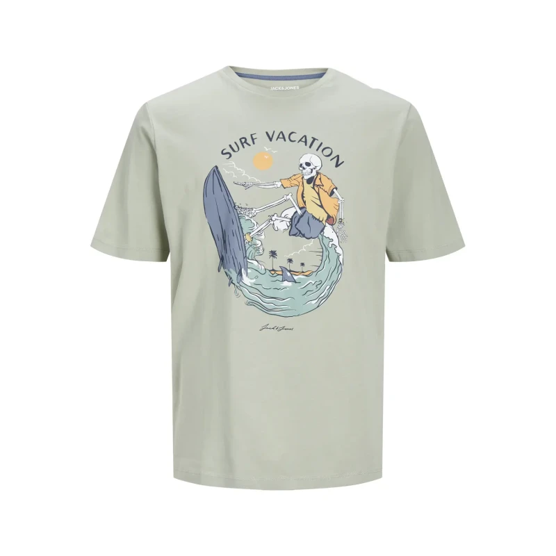 Image of jack & jones T-Shirt round neck child Jack & Jones Zion Vert Male 10 ans