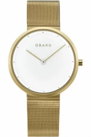 Image of Obaku Papir Lille Gold Watch V230LXGWMG