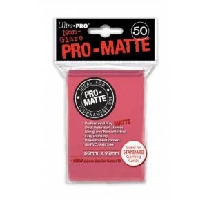 Image of Ultra Pro Pro Matte Deck Protectors Fuchsia Pack of 12