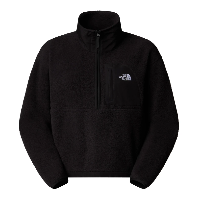Image of The North Face Womens Yumiori 1/4 Zip Fleece Black female 16 (XL)