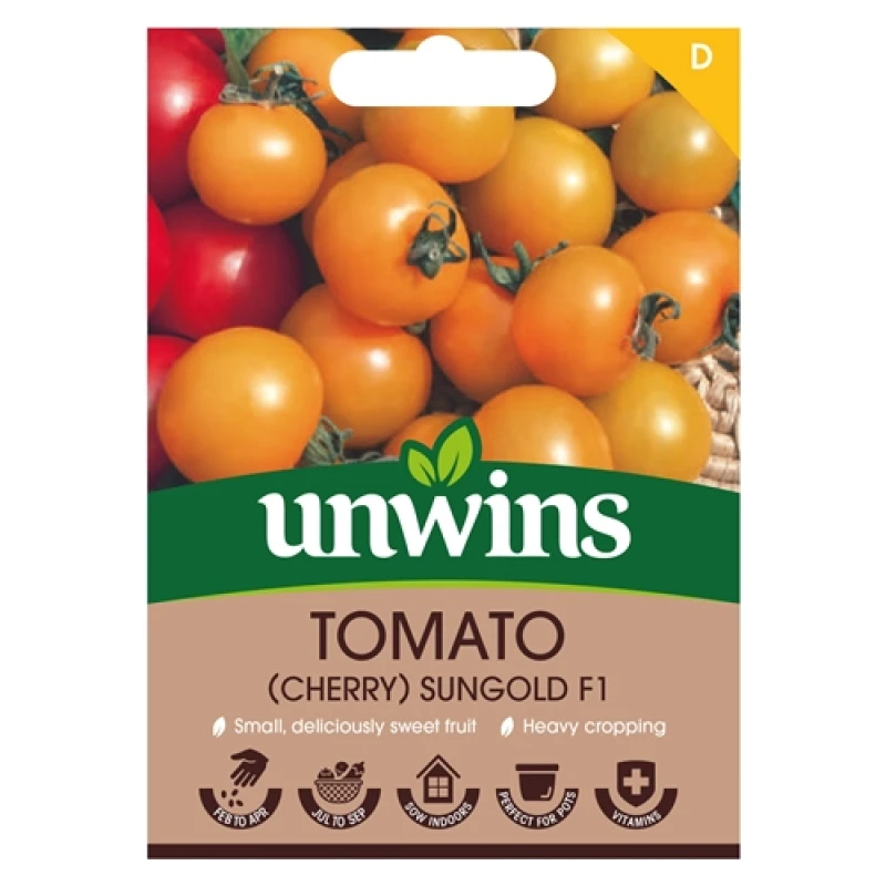 Image of Unwins Tomato (Cherry) Sungold F1