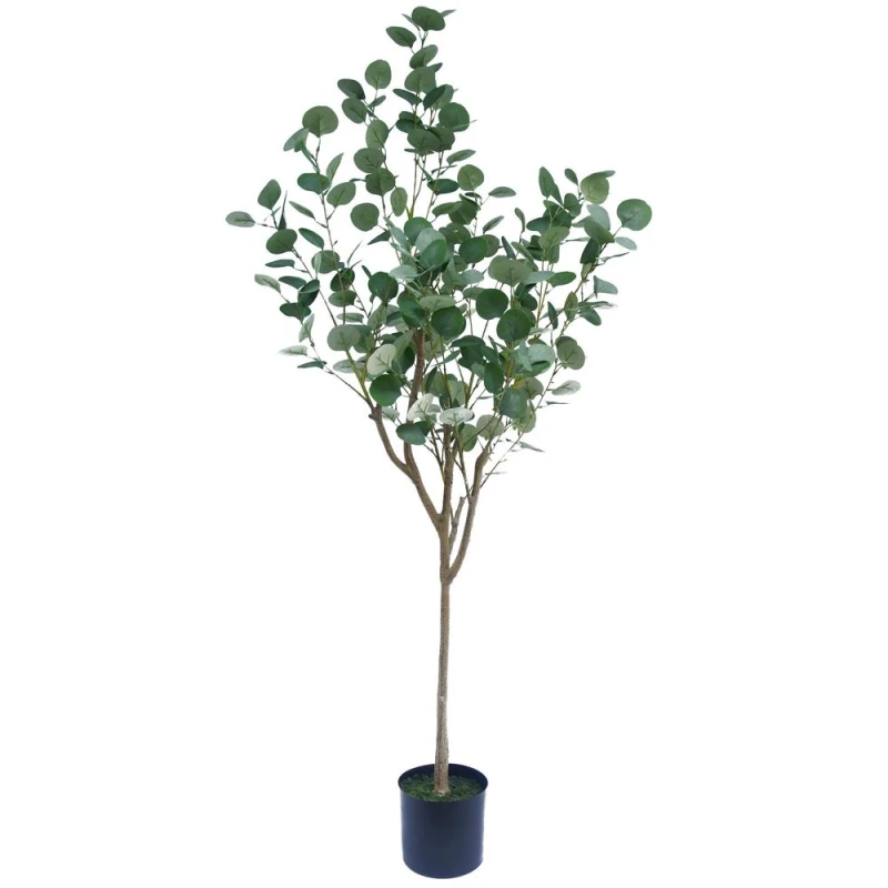 Image of Leaf 150cm Premium Artificial Eucalyptus Tree Green