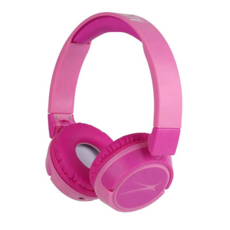 Image of AVF Altec Lansing Kid Safe 2-In-1 Wireless Headphones - Princess Pink