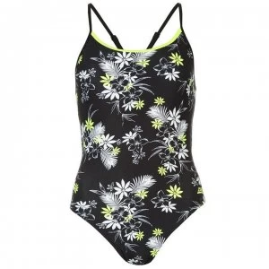 Image of Zoggs Starback Swimming Costume Ladies - Black Widow