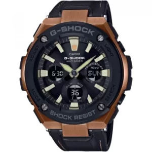 Image of Mens Casio G-Steel Street Vintage Style Alarm Chronograph Radio Controlled Watch