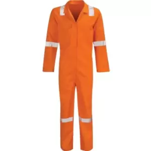 Image of Orbit International Pico PLTPBS FR Cotton Coverall Reg Orange (M) - Orange