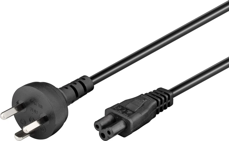 Image of Microconnect PE120830 power cable Black 3m Power plug type K C5 coupl