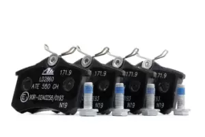 Image of ATE Brake pad set VW,AUDI 13.0470-2860.2 JZW698451,JZW698451
