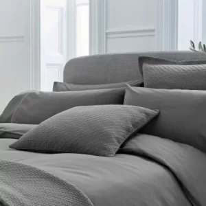 Image of Bedeck of Belfast Fine Linens Andaz Kingsize Duvet Cover, Charcoal