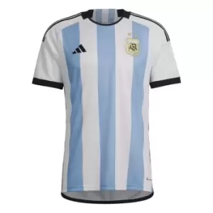 Image of adidas Argentina Home Shirt 2022 2023 Mens - White