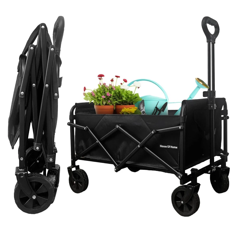 Image of House of Home 70L - Folded Trolley Black unisex 70L