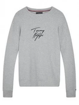 Image of Tommy Hilfiger Lounge Sweatshirt - Grey Heather