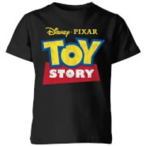 Image of Toy Story Logo Kids T-Shirt - Black - 3-4 Years