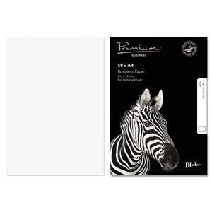 Image of Original Blake Premium Business A4 120gsm Laid Paper High White Pack of 50