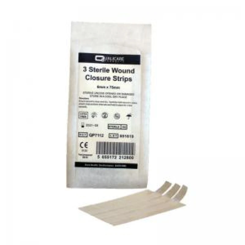 Image of Skin Closure Strip 6mm x 75mm Pack 3