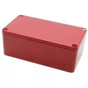 Image of Hammond 1590Bsrd Enclosure, Multipurpose, Alum, Red