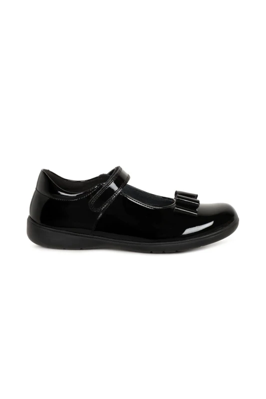 Image of Start Rite Girl's 'Bella's School Shoes in Black Size: Infant 13G Black Female Infant 13G