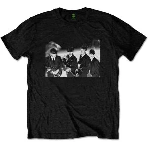 Image of The Beatles - Smiles Photo Mens Medium T-Shirt - Black