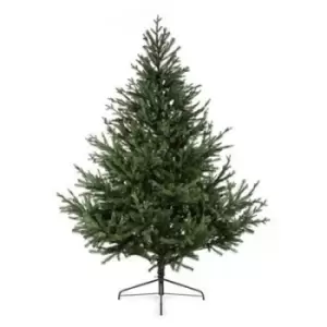 Image of Premier 2.1m Wide Hinged Branches Glenshee Spruce Natural Look Christmas Tree