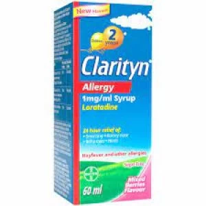 Image of Bayer Clarityn Allergy Relief Kids Hayfever Mixed Berries 60ml