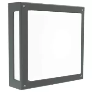 Image of Nordland Integrated LED Outdoor Wall, Ceiling Light, Graphite, IP65