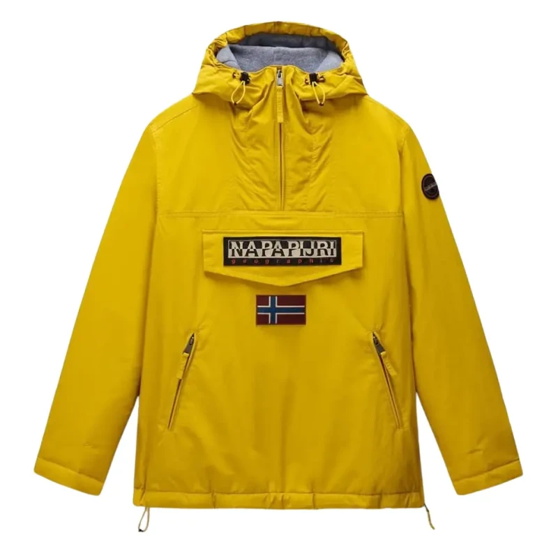 Image of Waterproof jacket with kangaroo pocket For Her Napapijri Rainforest 4 Dore Female L