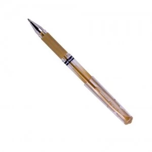 Image of uni-ball Signo Broad UM-153 Pen Metallic Gold PK12