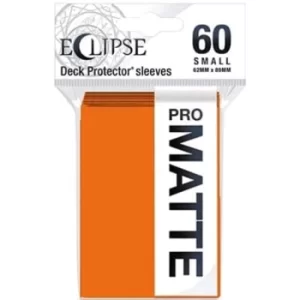 Image of Eclipse Matte Small Sleeves: Pumpkin Orange (60)