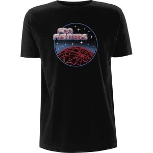 Image of Foo Fighters - Vector Space Unisex Medium T-Shirt - Black