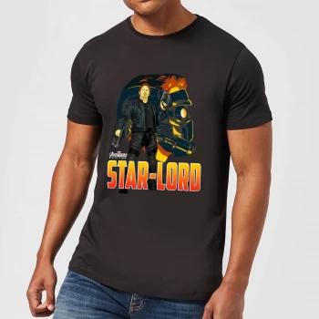 Image of Avengers Star-Lord Mens T-Shirt - Black - 5XL