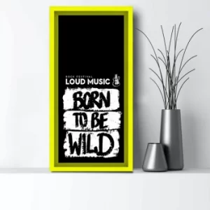 Image of 3060AHS-027 Multicolor Decorative Framed MDF Painting