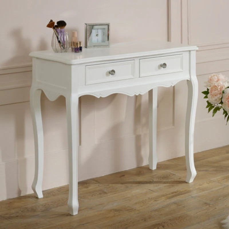 Image of Melody Maison White Console / Dressing Table - Victoria Range White