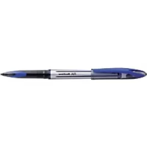 Image of Original Uni Ball Air UBA 188L Rollerball Pen Tip 0.7mm Blue Pack of 12