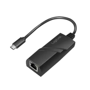 Image of LogiLink USB Adapter, USB 3.2 Gen 1x1, USB-C to Gigabit Ethernet,...