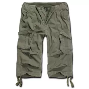 Image of Brandit Urban Legend 3/4 Shorts, green, Size S, green, Size S