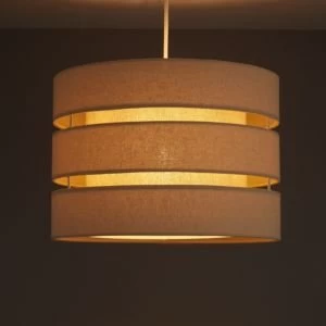Image of Colours Trio Cream 3 Tier Light Shade D350mm