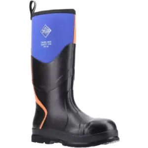 Image of Unisex Adults Chore Max S5 Safety Welllington (5 UK) (Blue/Orange) - Blue/Orange - Muck Boots